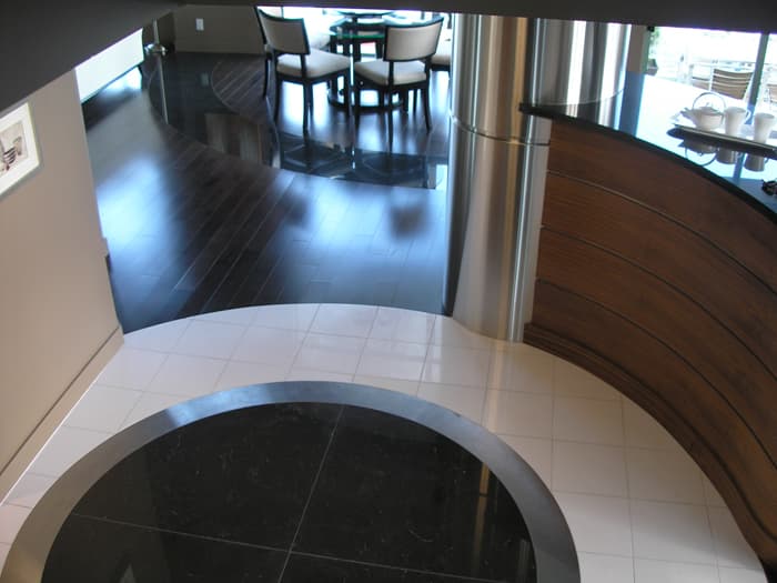 Fir St. Penthouse — Walnut with Marble Inlays