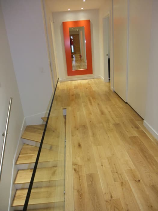 Pre-Finished White Oak Hallway